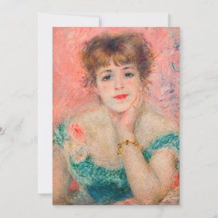 Carte De Remerciements Pierre-Auguste Renoir - Actrice Jeanne Samary
