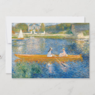 Carte De Remerciements Pierre-Auguste Renoir - Le Skiff