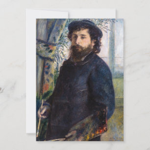 Carte De Remerciements Pierre Auguste Renoir - Portrait de Claude Monet