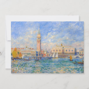 Carte De Remerciements Pierre-Auguste Renoir - Venise, le Palais des Doge