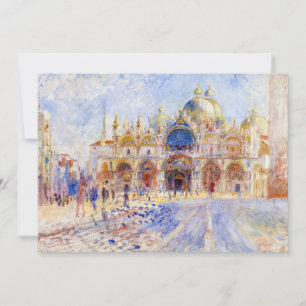 Carte De Remerciements Pierre-Auguste Renoir - Venise, Piazza San Marco