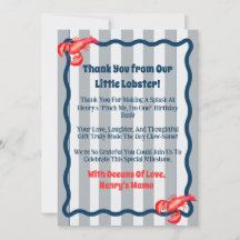 Pinch Me, I'm One lobster 1st Birthday 