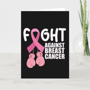 Carte De Remerciements Pink Rubon Cancer Sensibilisation Cancer du sein L