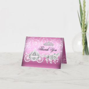 Carte De Remerciements Pink Sparkle
