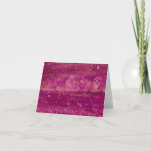 Carte De Remerciements Pink Thank You Note