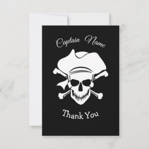 Carte De Remerciements Pirate