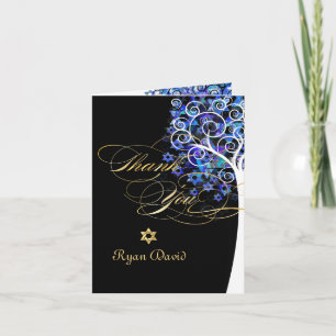 Carte De Remerciements PixDezines arbre de vie/merci/DIYbackground