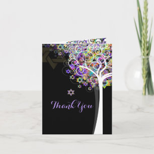 Carte De Remerciements PixDezines arbre de vie/merci/DIYbackground