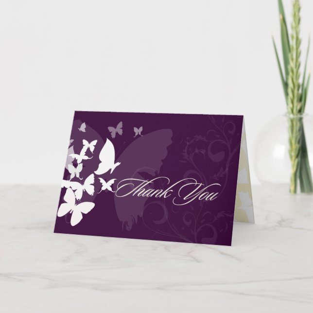 Carte De Remerciements PixDezines Fluttering By Thank You Cartes/do-it-yo (Devant)