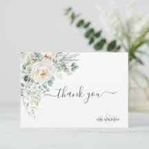 PixDezines Monogramme Pivoines et Anémones Aquarel