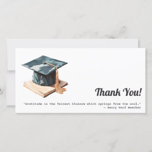 Carte De Remerciements Plafond et livre de fin d'études