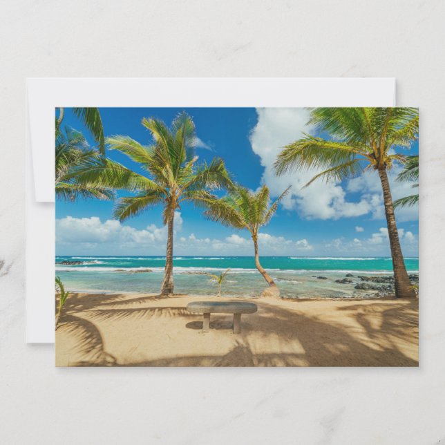 Carte De Remerciements Plages tropicales | Kuau Cove Beach, Maui Hawaii (Devant)