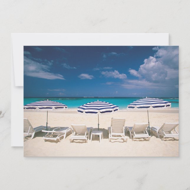 Carte De Remerciements Plages tropicales | Plage tropicale Anguilla (Devant)