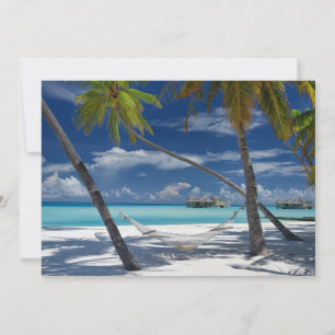 Carte De Remerciements Plages tropicales   Sandy Beach, Maldives