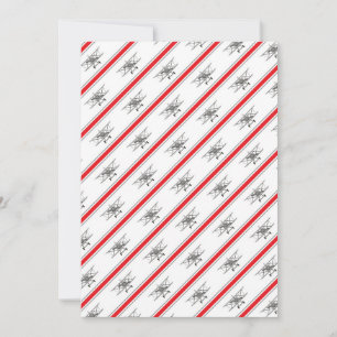 Carte De Remerciements Plan gris Red Lines Avions Avions Avion Avion Pilo