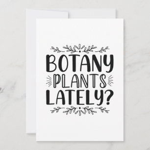 Carte De Remerciements Plantes botaniques récemment