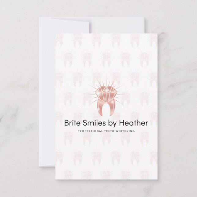 Carte de remerciements plat (Devant)