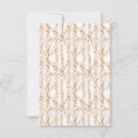 Carte de remerciements plat