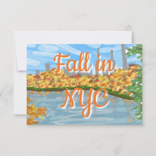 Carte de remerciements plat (Devant)