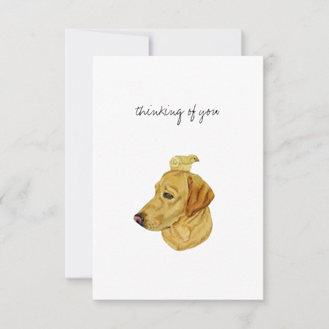 Carte de remerciements plat (Devant)