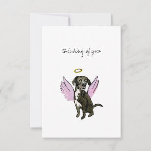 Carte de remerciements plat