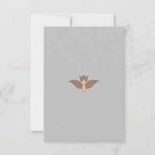 Carte de remerciements plat