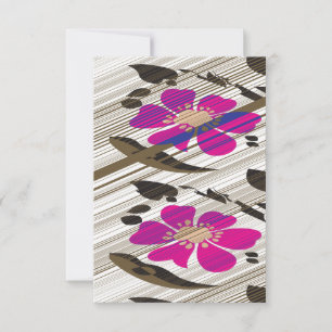 Carte de remerciements plat