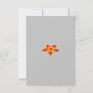 Carte de remerciements plat