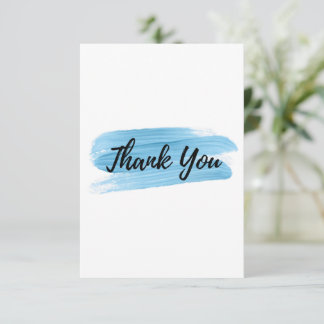 carte de remerciements plat 3,5 po x 5 po