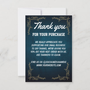 Carte de remerciements plat du Merci d'entreprise