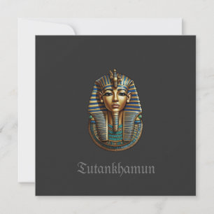 Carte de remerciements plat King Tutankhamun