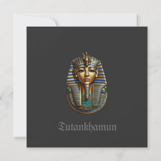 Carte de remerciements plat King Tutankhamun
