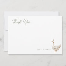 Plat minimaliste d'oie de fête