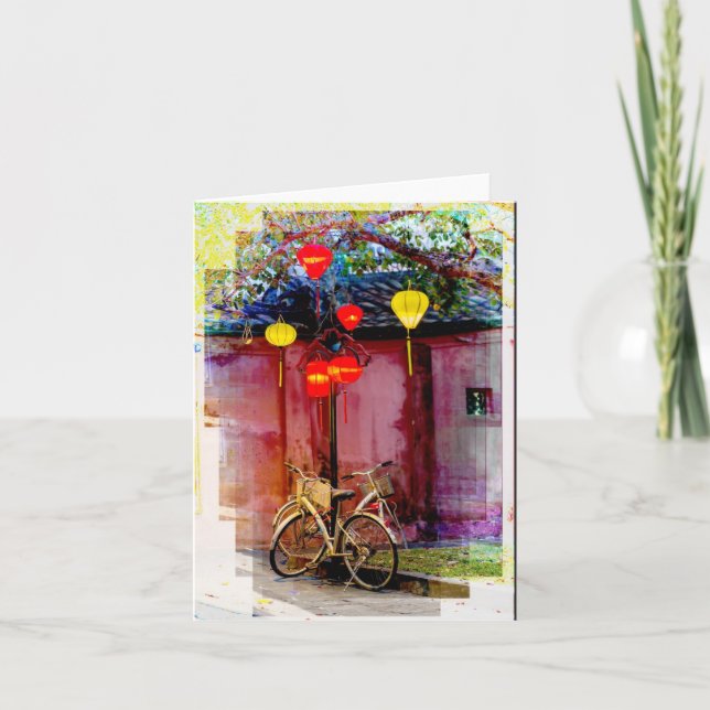 Carte de remerciements pliée (Devant)