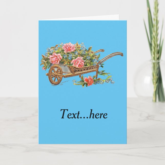 Carte de remerciements pliée (Devant)