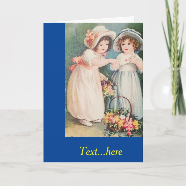 Carte de remerciements pliée (Devant)