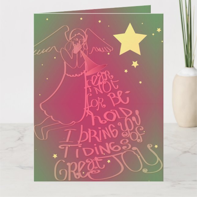 Carte de remerciements pliée (Devant)