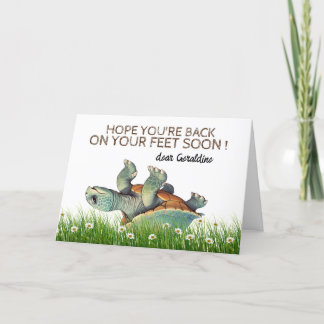 Carte de remerciements pliée