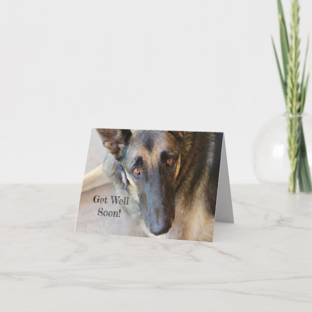 Carte de remerciements pliée (Devant)