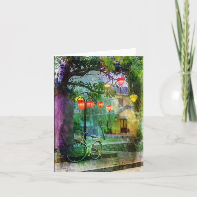 Carte de remerciements pliée (Devant)