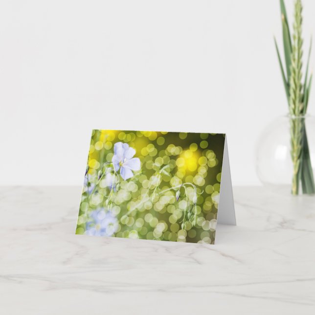 Carte de remerciements pliée (Devant)