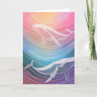 Carte de remerciements pliée