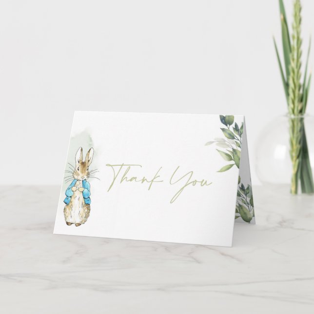 Carte de remerciements pliée (Devant)