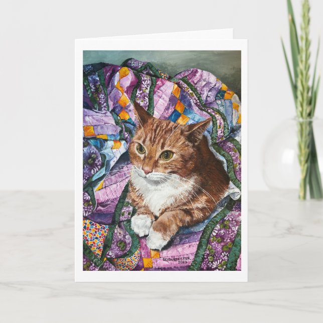 Carte de remerciements pliée, carte d'anniversaire (Devant)