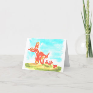 Carte De Remerciements Pointe ou Pop Pup