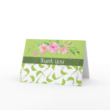 Pois vert "Merci de Baby shower"