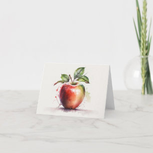 Carte De Remerciements Pomme vide