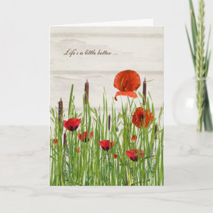 Carte De Remerciements Poppies