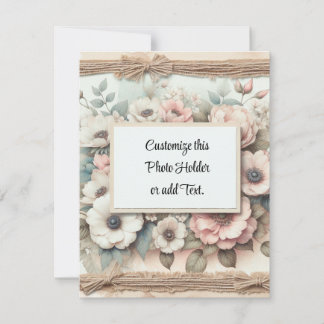 Carte De Remerciements Porteur d'image personnalisé