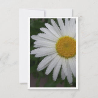 Carte De Remerciements Portrait de Marguerite Intérieur Vierge
